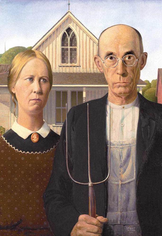 Grant Wood - American Gothic