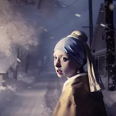 Snowy Paintings - AI