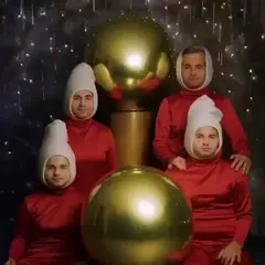 Strange Christmas Family - AI