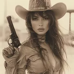 Cowgirl Winter - AI
